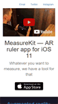 Mobile Screenshot of measurekit.com